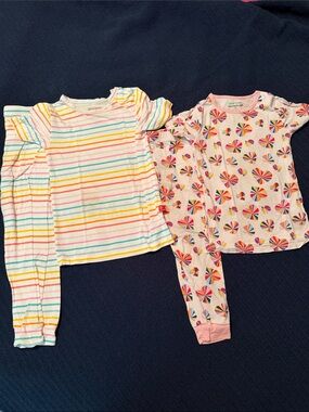 Lot of 2 Magnetic Me Pajama Set - Short Sleeve Top & Bottom - 2T